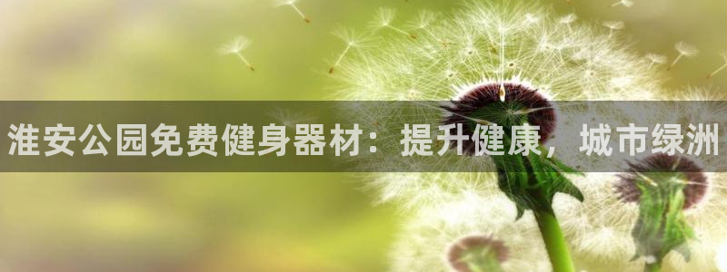 星欧娱乐法711.112怎么扣钱：淮安公园免费健身器材：提升